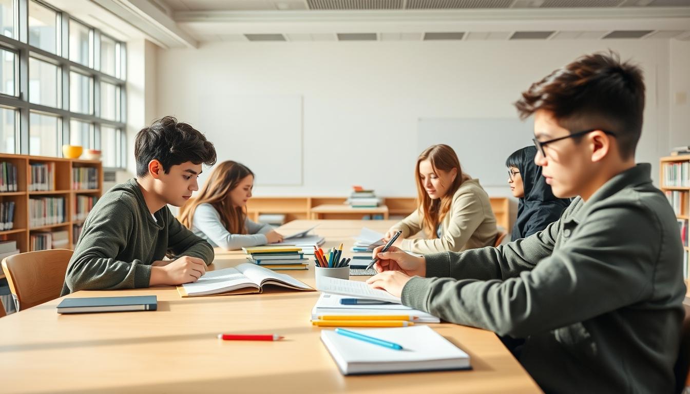 Digital learning platform with online study materials